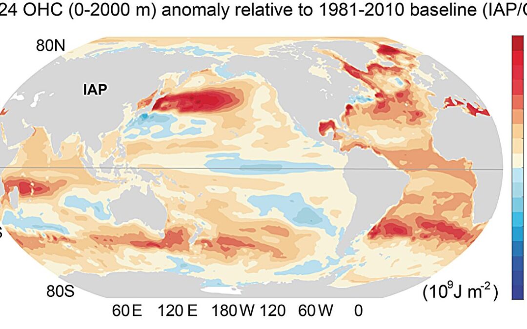 Global Oceans Hit Record High Temperatures in 2025