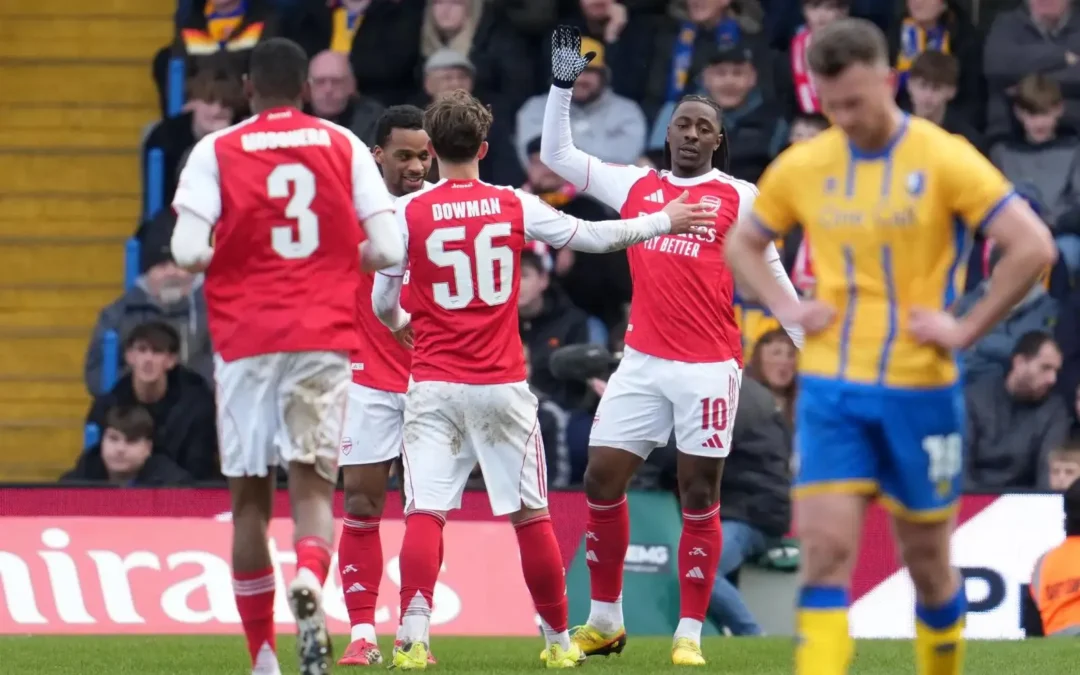 Arsenal Beat Mansfield 2-1 to Reach FA Cup Quarter-Finals