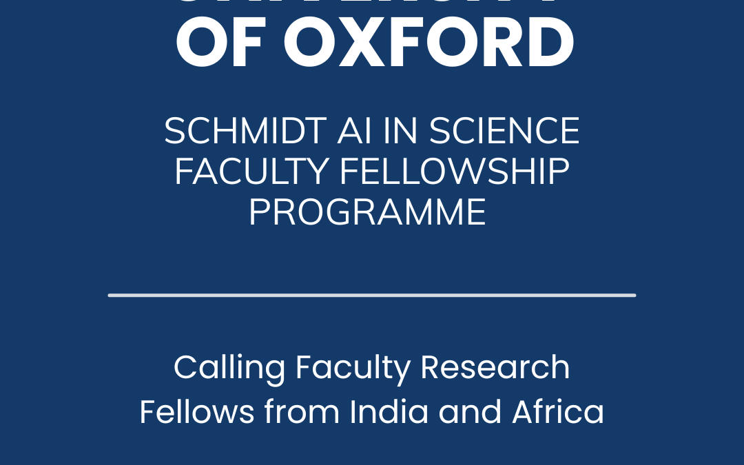 Expansion of AI Fellowship Programme to Support African and Indian Researchers