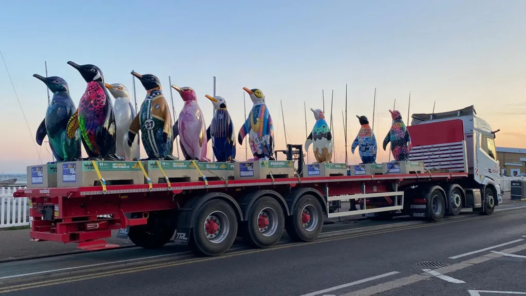 Waddle of Penguins Marches into Southend for Citywide Sculpture Trail