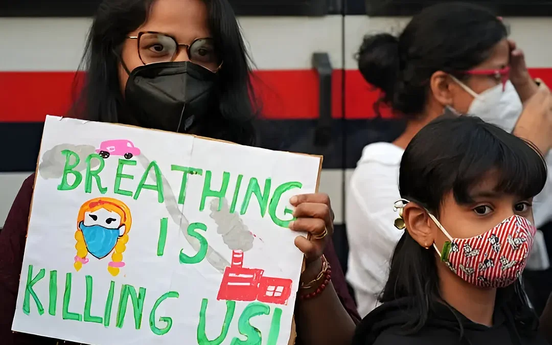 Protesters Rally in Delhi Over Severe Air Pollution