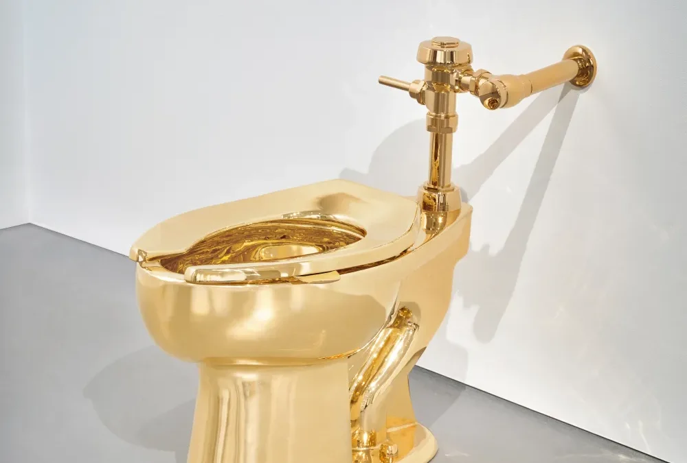 Royal Flush: Sotheby’s to Sell Maurizio Cattelan’s 18-Karat Gold Toilet in New York