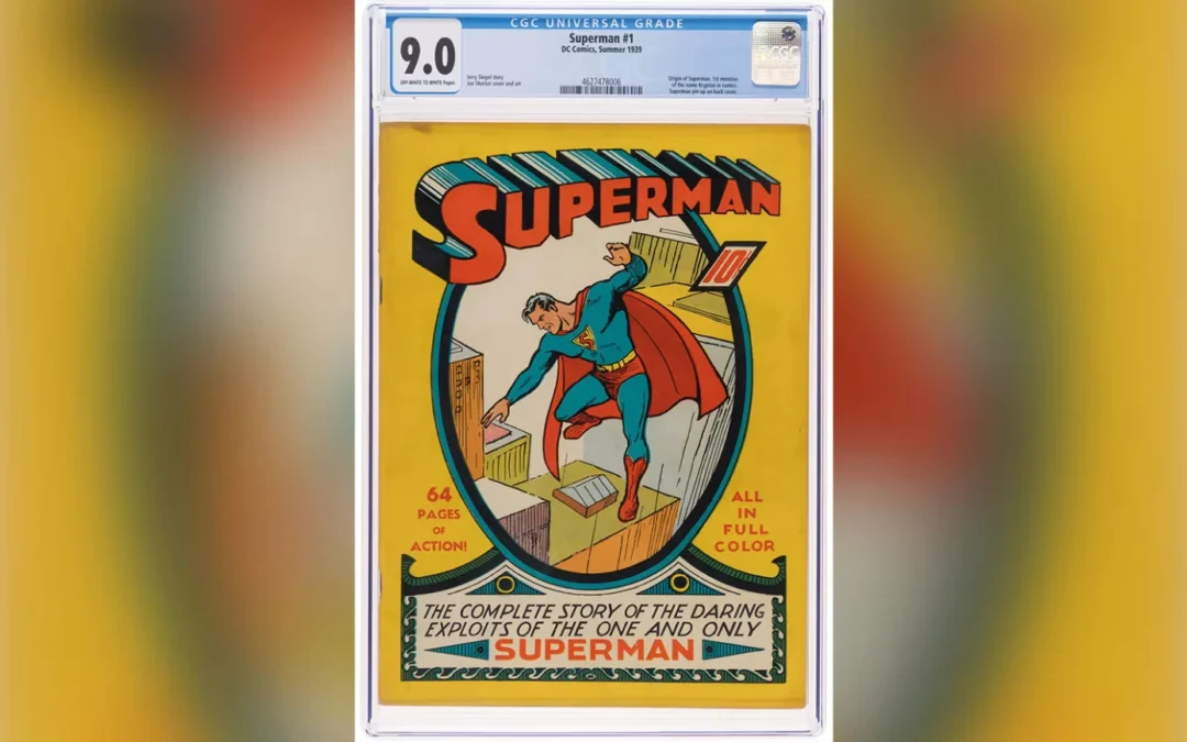 Rare 1939 Superman No. 1 Sells for $9.12 M — Now Most Expensive Comic Ever