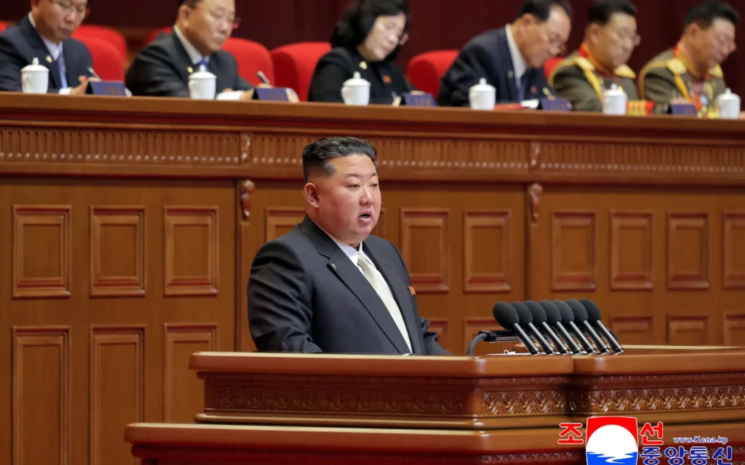 Kim Jong Un Reviews Progress at North Korea Party Congress