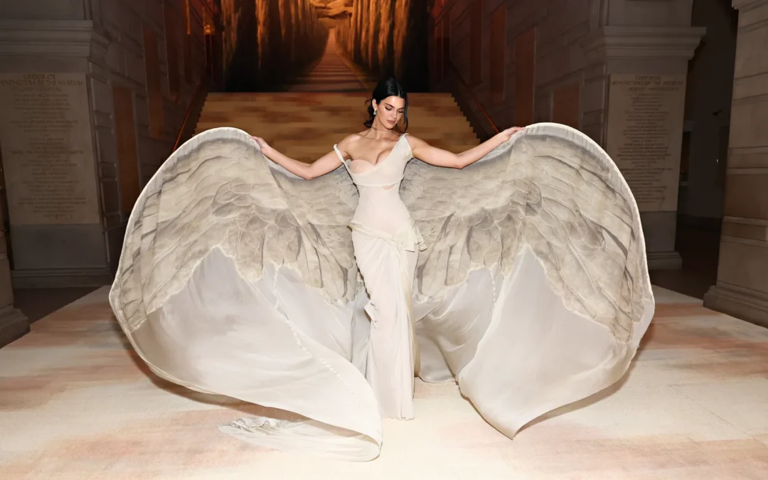 Kendall Jenner Channels Ancient Greek Art in Winged Met Gala Look