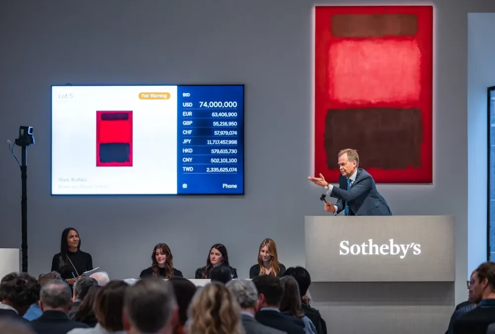 Rothko Painting From Robert Mnuchin Estate Sells for $85.8 Million at Sotheby’s
