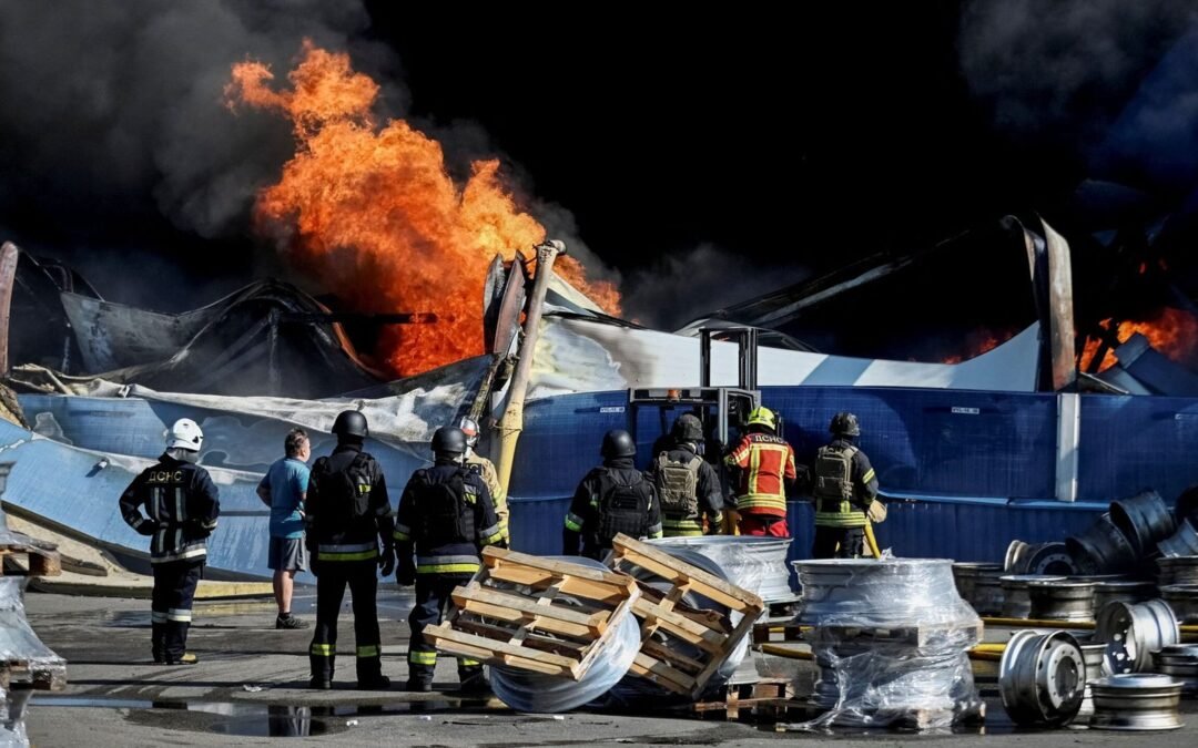 At Least 37 Dead and Hundreds Evacuated After Strike on Kyiv Weapons Depot